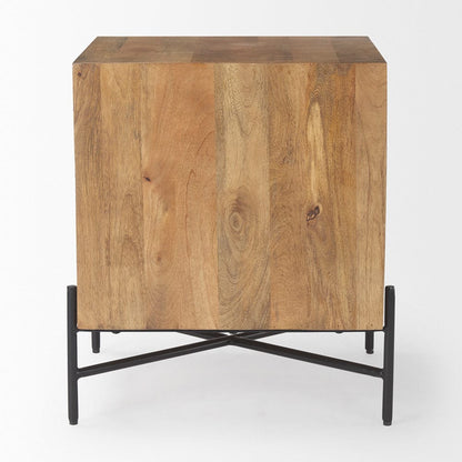 Mercana - Cairo 22.0L x 22.0W x 26.0H Wood 2 Drawer Accent table - 69923 view 3