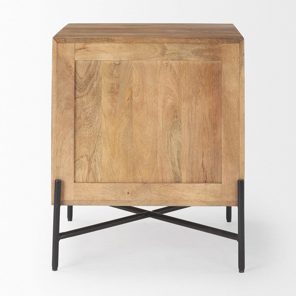 Mercana - Cairo 22.0L x 22.0W x 26.0H Wood 2 Drawer Accent table - 69923 view 4