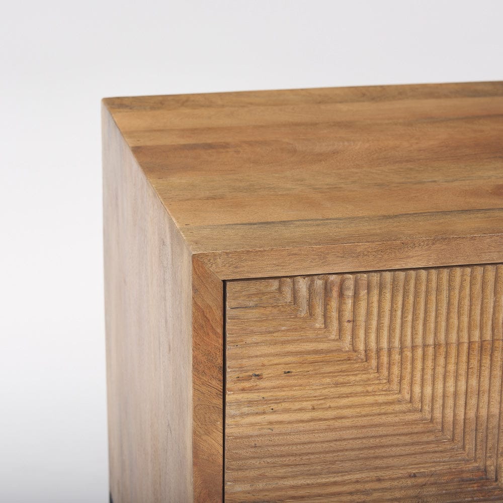 Mercana - Cairo 22.0L x 22.0W x 26.0H Wood 2 Drawer Accent table - 69923 view 7