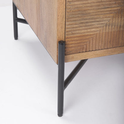 Mercana - Cairo 22.0L x 22.0W x 26.0H Wood 2 Drawer Accent table - 69923 view 10