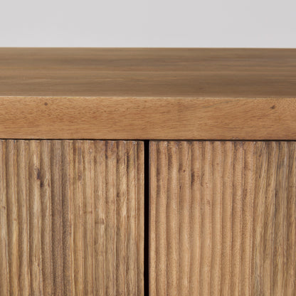 Mercana - Cairo 36.0L x 19.5W x 36.0H 2 Door Wood and Metal Cabinet - 69754 view 7