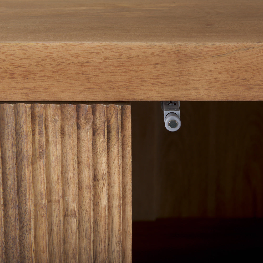 Mercana - Cairo 36.0L x 19.5W x 36.0H 2 Door Wood and Metal Cabinet - 69754 view 8