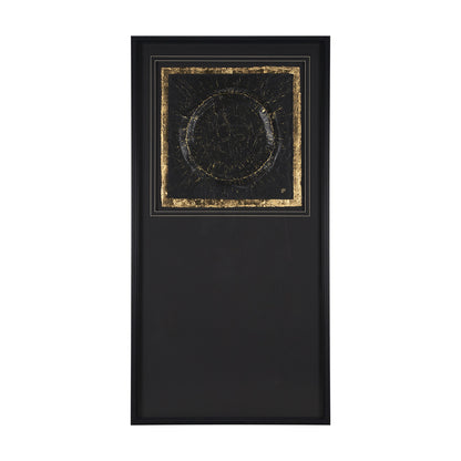 Mercana - Caldera Black by Studio M a handmade Original Framed Artwork under Glass - 15146 view 1