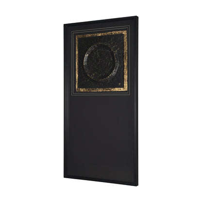 Mercana - Caldera Black by Studio M a handmade Original Framed Artwork under Glass - 15146 view 2