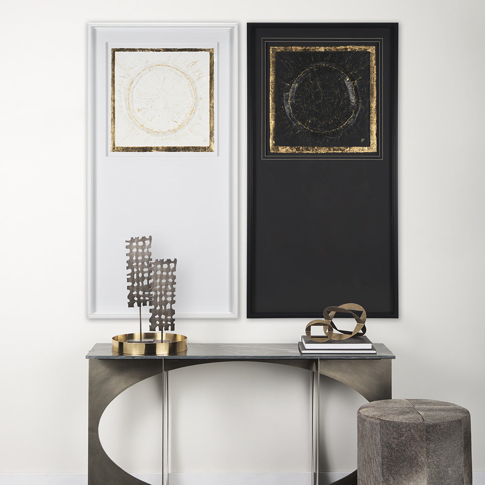 Mercana - Caldera Black by Studio M a handmade Original Framed Artwork under Glass - 15146 view 8