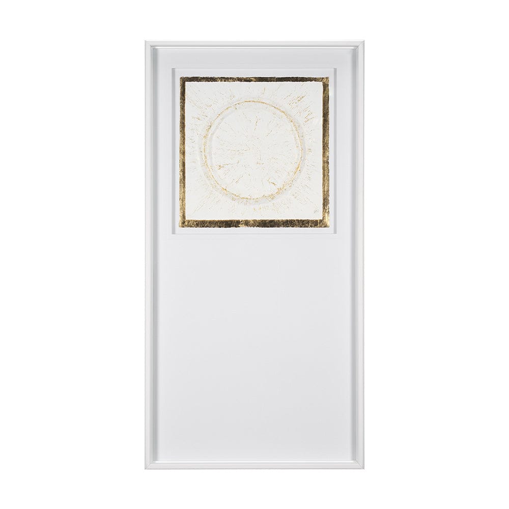 Mercana - Caldera White by Studio M a handmade Original Framed Artwork under Glass - 15145 view 1