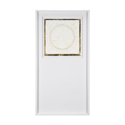 Mercana - Caldera White by Studio M a handmade Original Framed Artwork under Glass - 15145 view 1