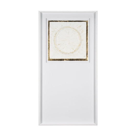 Mercana - Caldera White by Studio M a handmade Original Framed Artwork under Glass - 15145 view 1