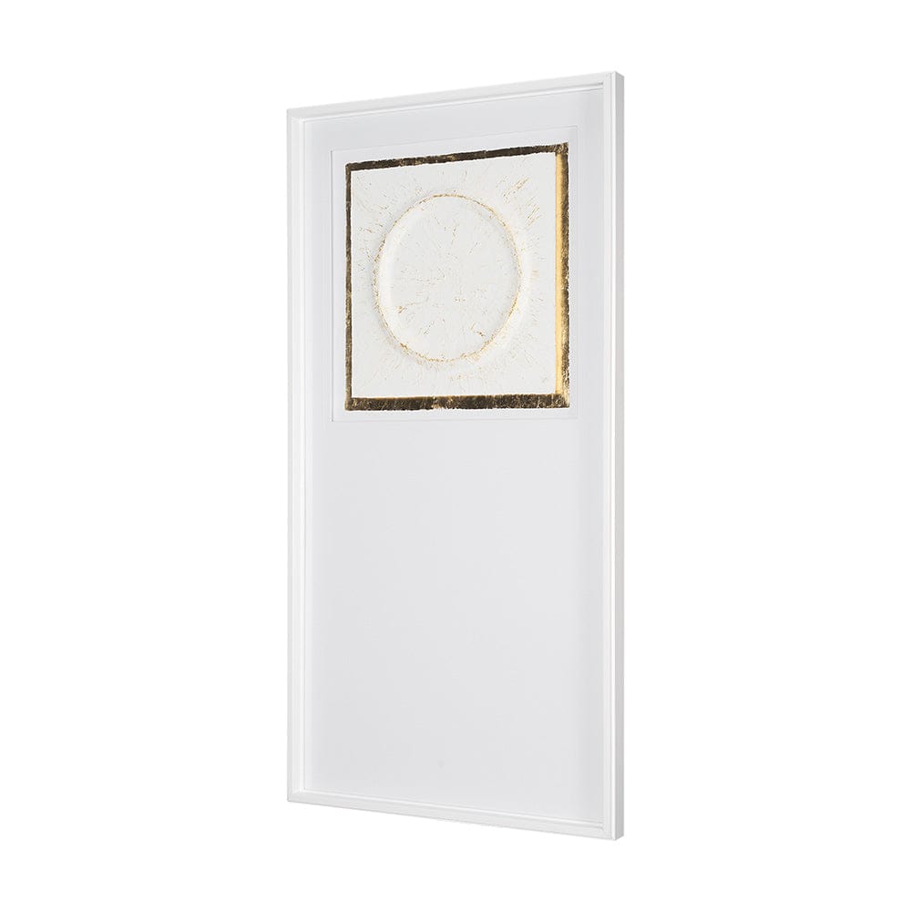 Mercana - Caldera White by Studio M a handmade Original Framed Artwork under Glass - 15145 view 2