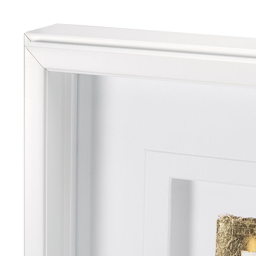 Mercana - Caldera White by Studio M a handmade Original Framed Artwork under Glass - 15145 view 4