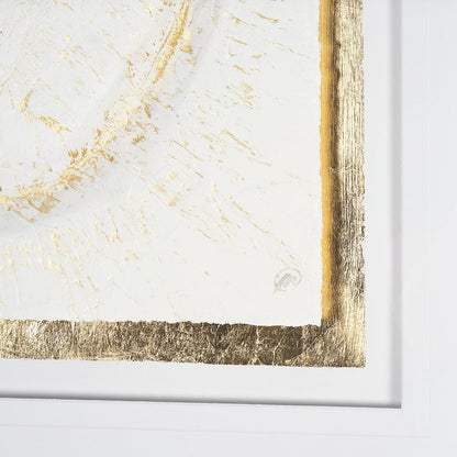 Mercana - Caldera White by Studio M a handmade Original Framed Artwork under Glass - 15145 view 6