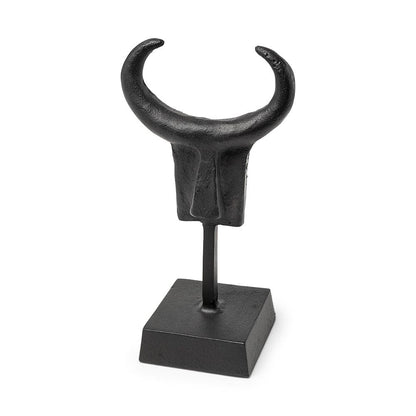 Mercana - Caleb 4L x 5W Black Metal Tribal Figurine - 69085 view 1