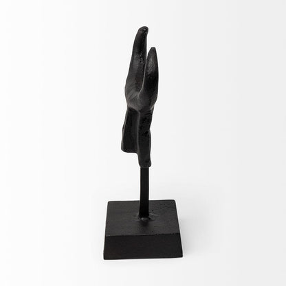Mercana - Caleb 4L x 5W Black Metal Tribal Figurine - 69085 view 3
