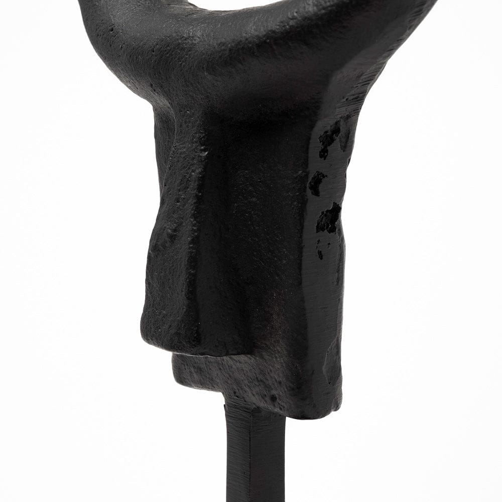 Mercana - Caleb 4L x 5W Black Metal Tribal Figurine - 69085 view 6