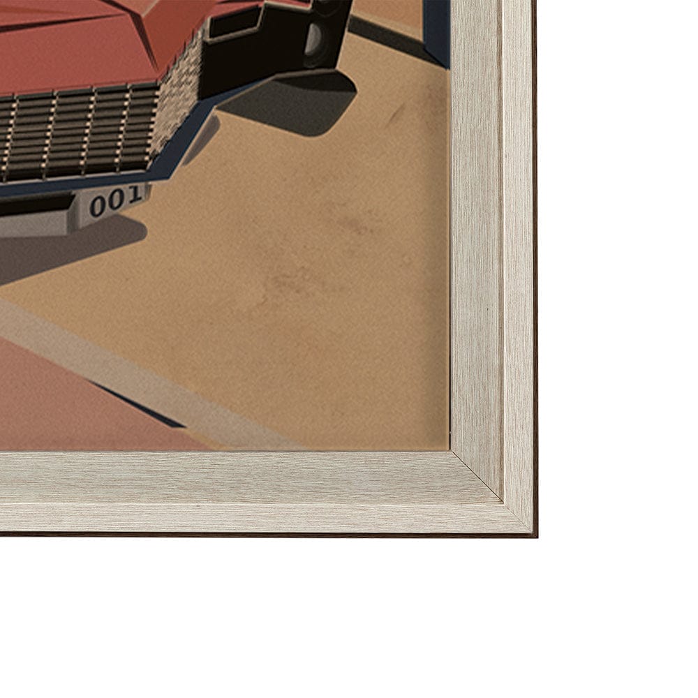 Mercana - California Go USA XL by Mercana Studio a Hand Embellished Decograph Framed Art Print under Glass - 13499 view 4