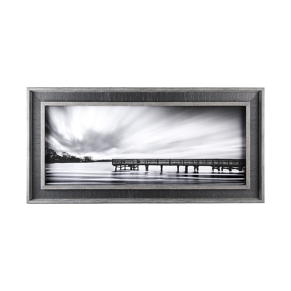 Mercana - Calm by D Burt a Hand Embellished Textured Framed Art Print Matted under Glass - 13241 view 1