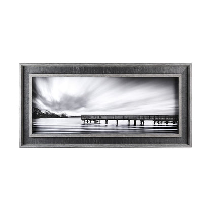 Mercana - Calm by D Burt a Hand Embellished Textured Framed Art Print Matted under Glass - 13241 view 1