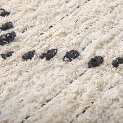 Mercana - Calvert 8x10 Gray Cotton Hand Woven Diamond Patterned Rug - 69498 view 7