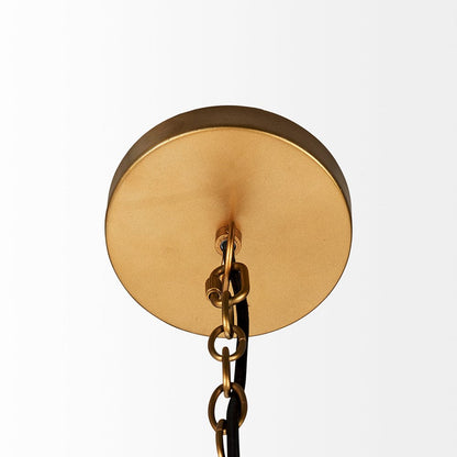 Mercana - Campanile 16.0L x 16.0W x 27.0H Brown Whicker Pendant Light - 69244 view 4