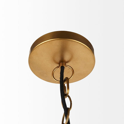Mercana - Campanile 30.0 L x 30.0 W x 16.0 H Brown Half Domed Chandelier - 69242 view 4