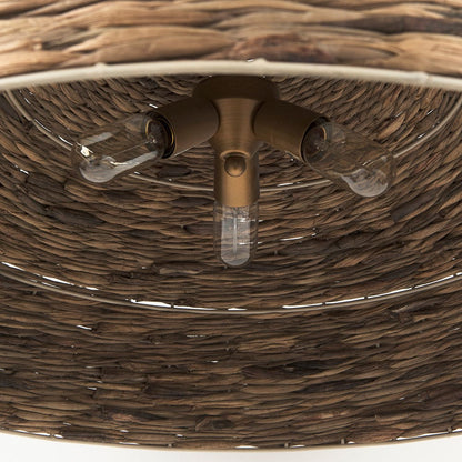 Mercana - Campanile 30.0 L x 30.0 W x 16.0 H Brown Half Domed Chandelier - 69242 view 7