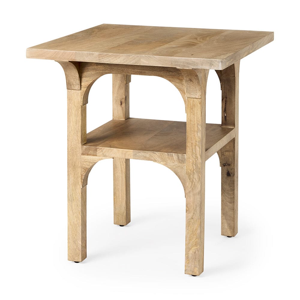 Mercana - Candace Light Wood Bridge Accent Table - 70105 view 1