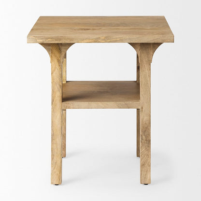 Mercana - Candace Light Wood Bridge Accent Table - 70105 view 2