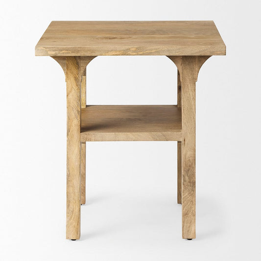 Mercana - Candace Light Wood Bridge Accent Table - 70105 view 2