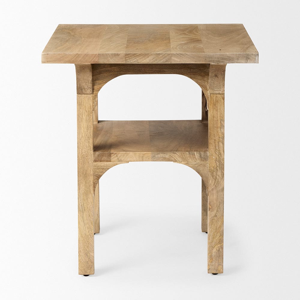 Mercana - Candace Light Wood Bridge Accent Table - 70105 view 4