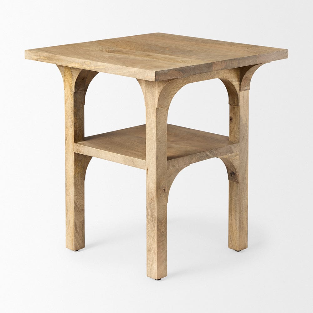 Mercana - Candace Light Wood Bridge Accent Table - 70105 view 5