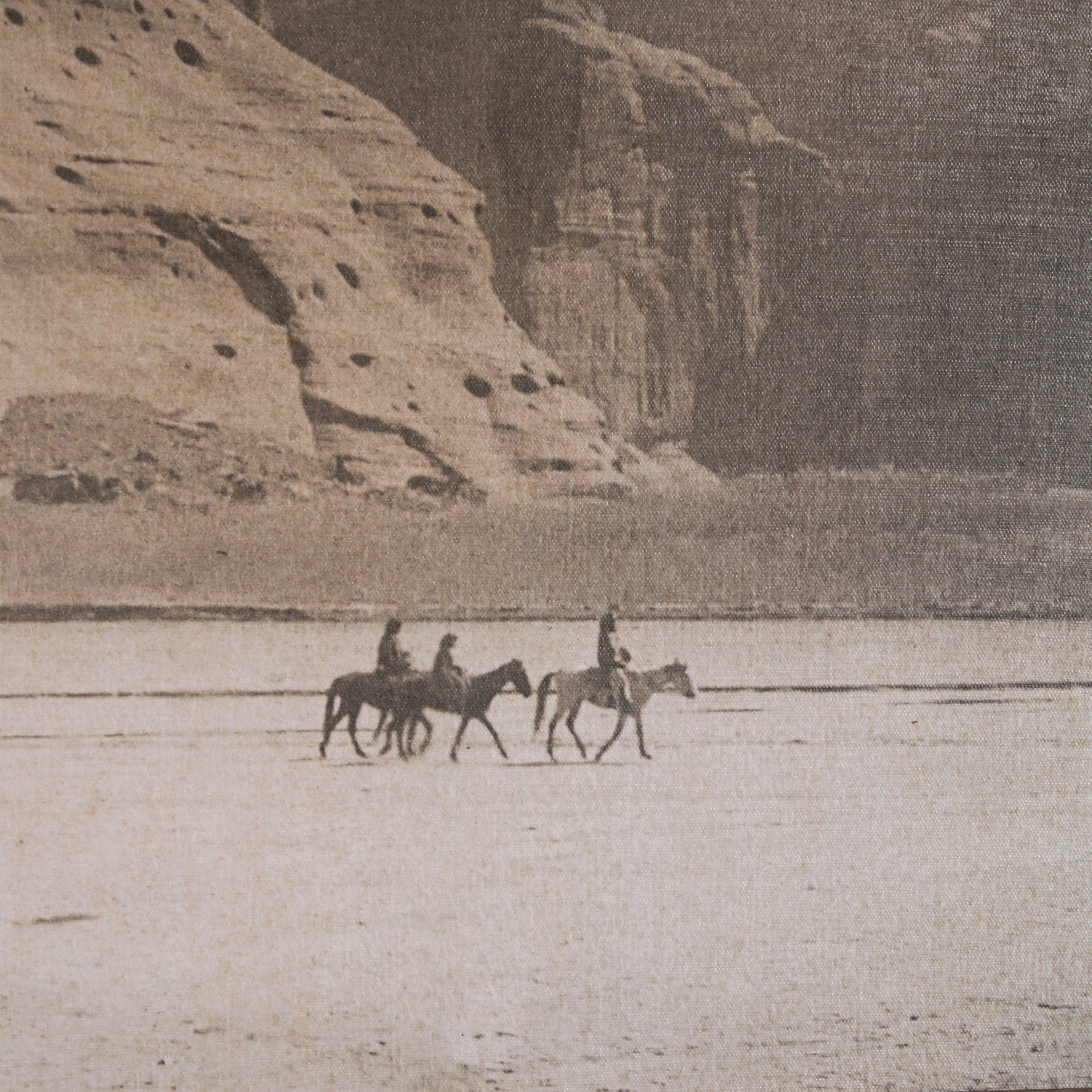 Mercana - Canyon de Chelly by Edward Sheriff Curtis Hand Embelished Framed Art Print Matted under Glass - 15302 view 6