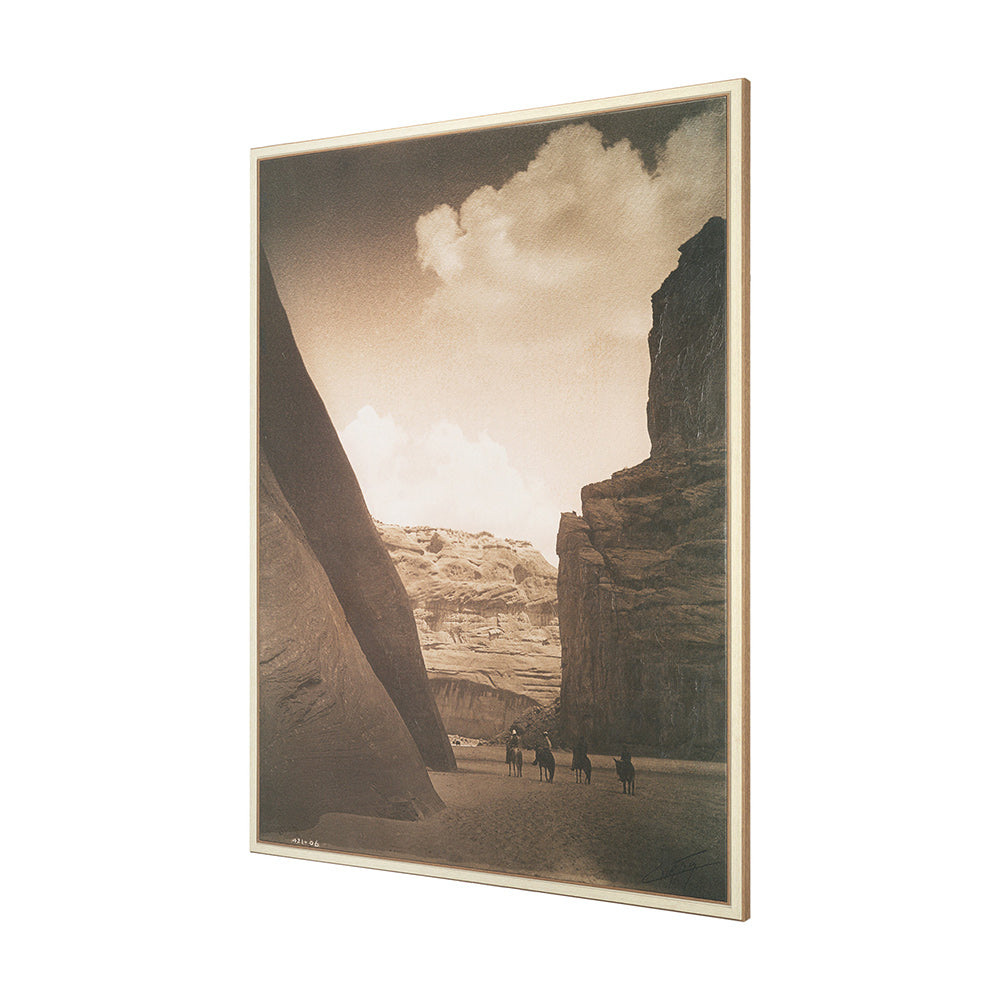 Mercana - Canyon del Muerte, Navajo by Edward Sheriff Curtis a Hand Embellished Textured Framed Canvas - 102680-FL view 2