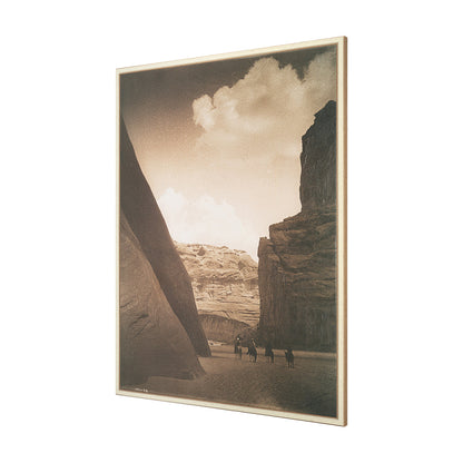 Mercana - Canyon del Muerte, Navajo by Edward Sheriff Curtis a Hand Embellished Textured Framed Canvas - 102680-FL view 2