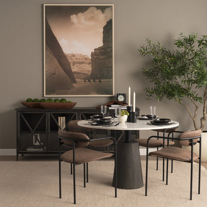 Mercana - Canyon del Muerte, Navajo by Edward Sheriff Curtis a Hand Embellished Textured Framed Canvas - 102680-FL view 8