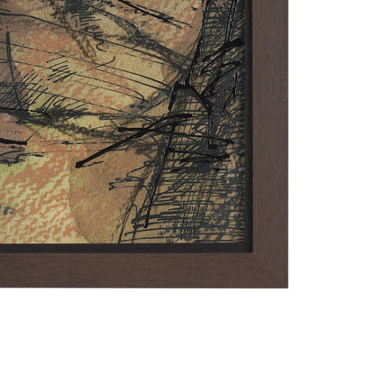 Mercana - Canyon View by Mercana Studio a Hand Embellished Textured Framed Art Print Matted under Glass - 14958 view 3