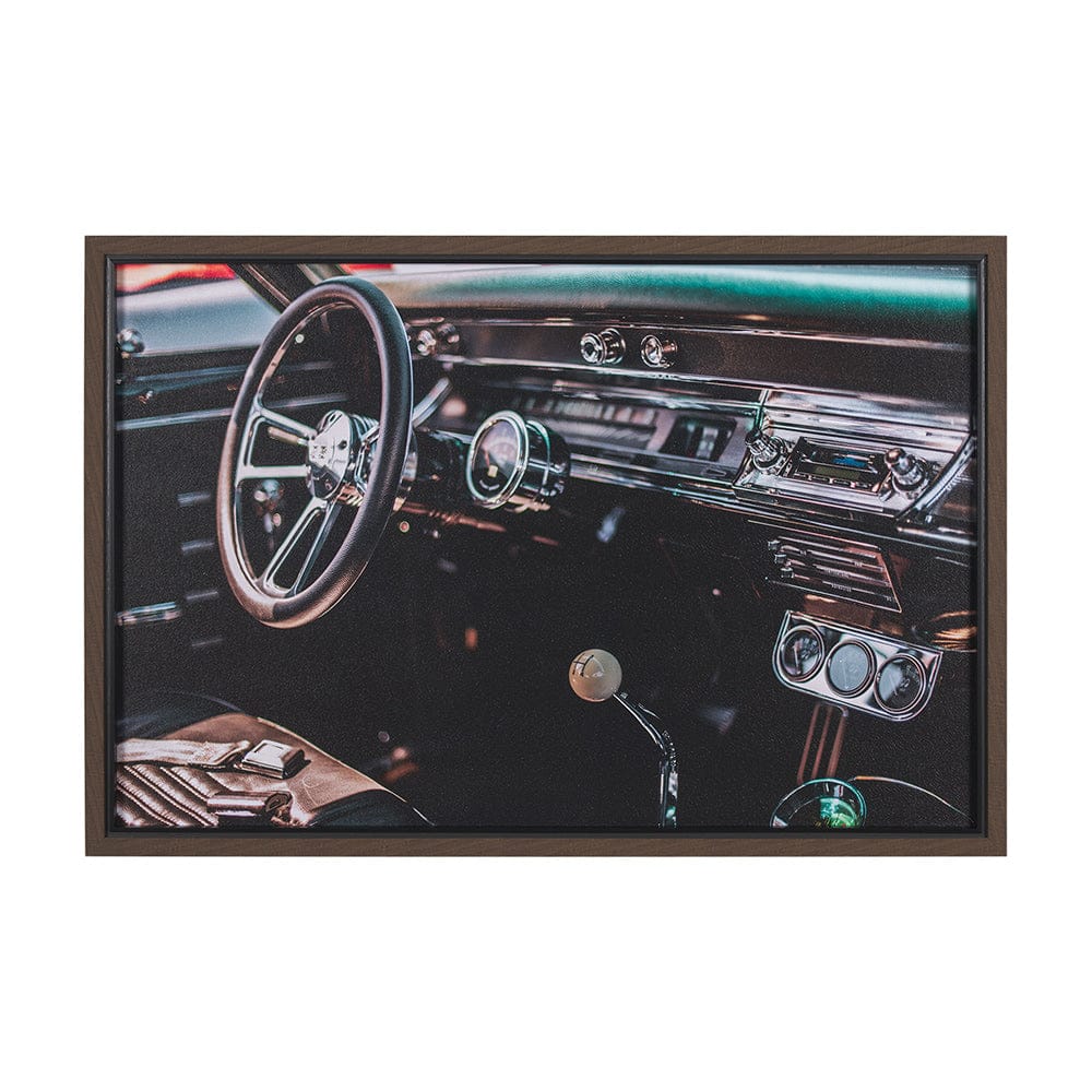 Mercana - Car Interior by Tim Mossholder a Hand Embellished Framed Art Print - 15737 view 1