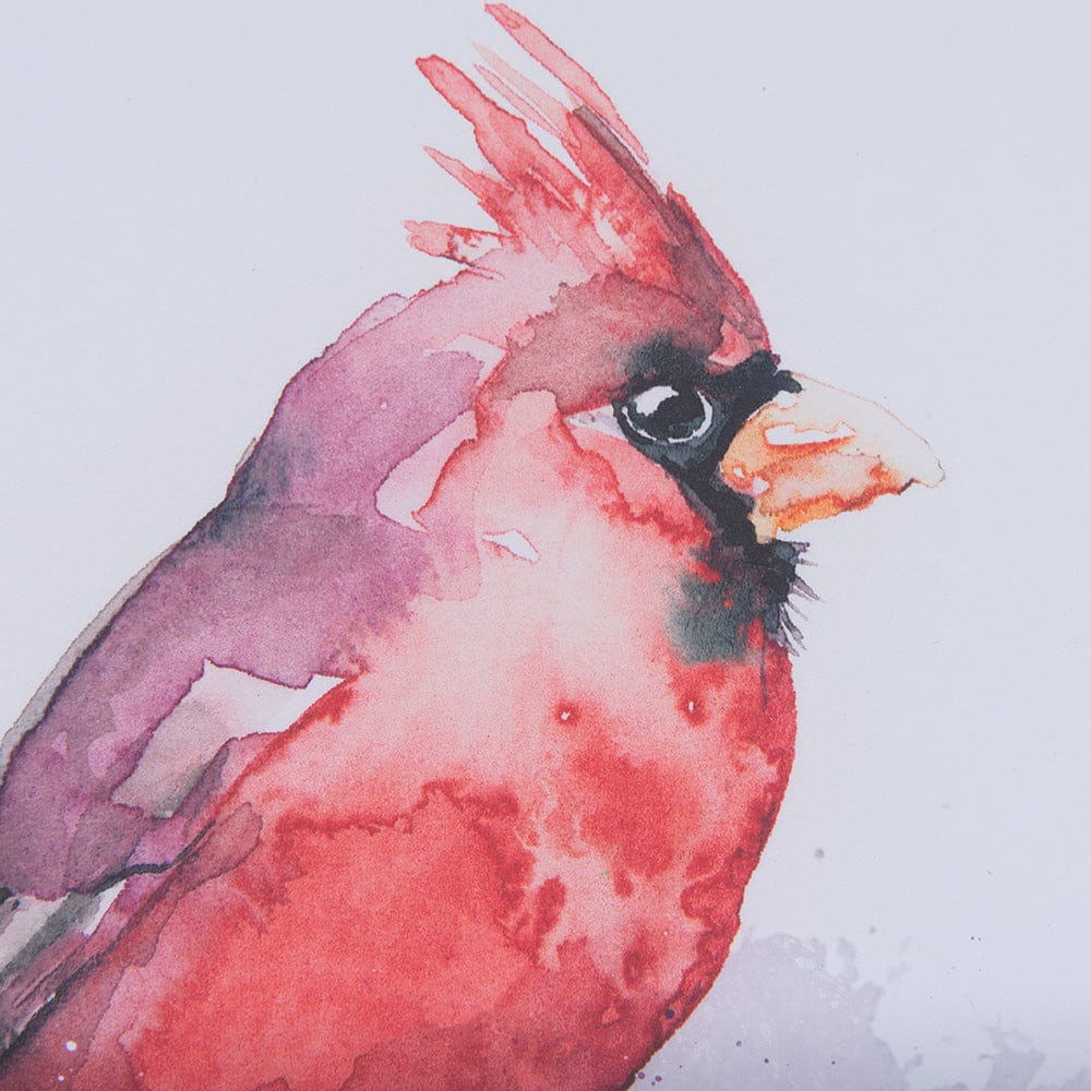 Mercana - Cardinal II by Mercana Studio a Hand Embellished Textured Framed Art Print Matted under Glass - 14235 view 6