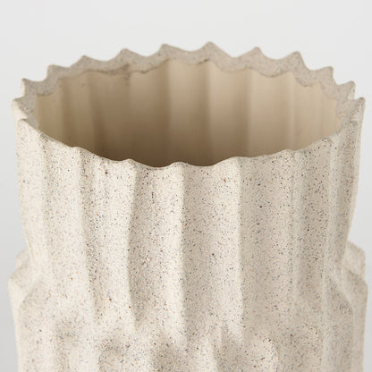 Mercana - Cardon 14.4H Cream Ceramic Vase - 69473 view 4