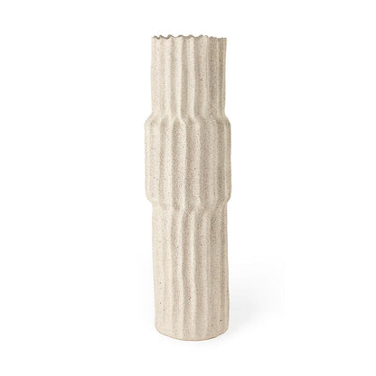 Mercana - Cardon 23.0H Cream Ceramic Vase - 69474 view 1