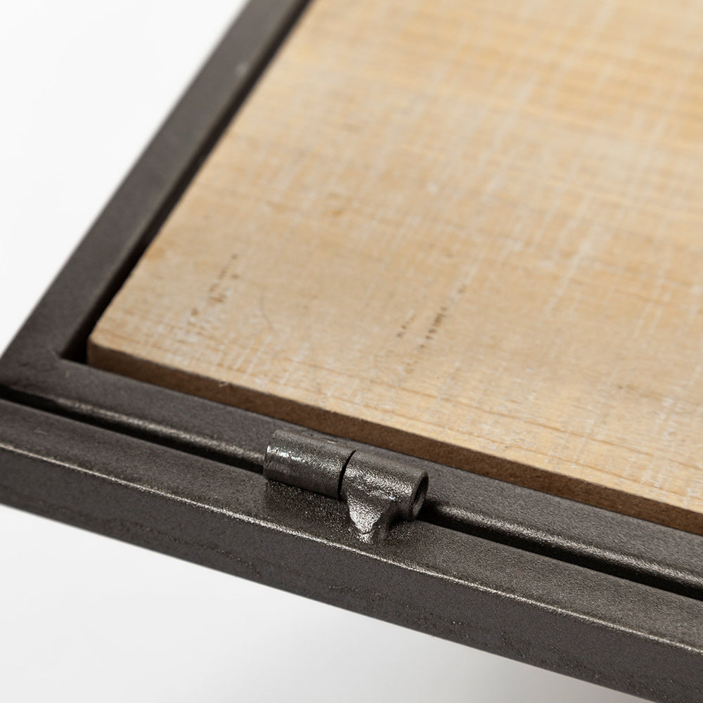 Mercana - Carell 31L x 18W Black Metal And Wood Shelf Hall Tree - 68821_CLOSEOUT view 9