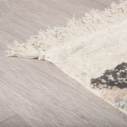 Mercana - Carla 8x10 Earthy Neutrals Patterned Cotton Area Rug - 69764 view 4