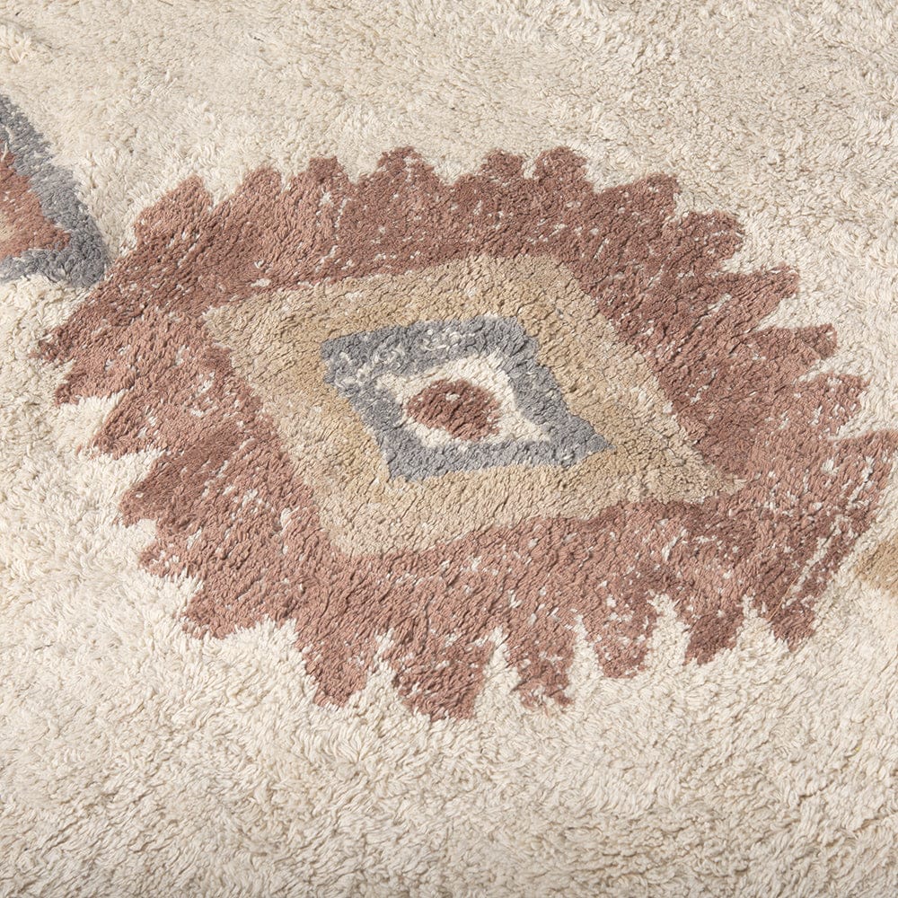 Mercana - Carla 8x10 Earthy Neutrals Patterned Cotton Area Rug - 69764 view 6