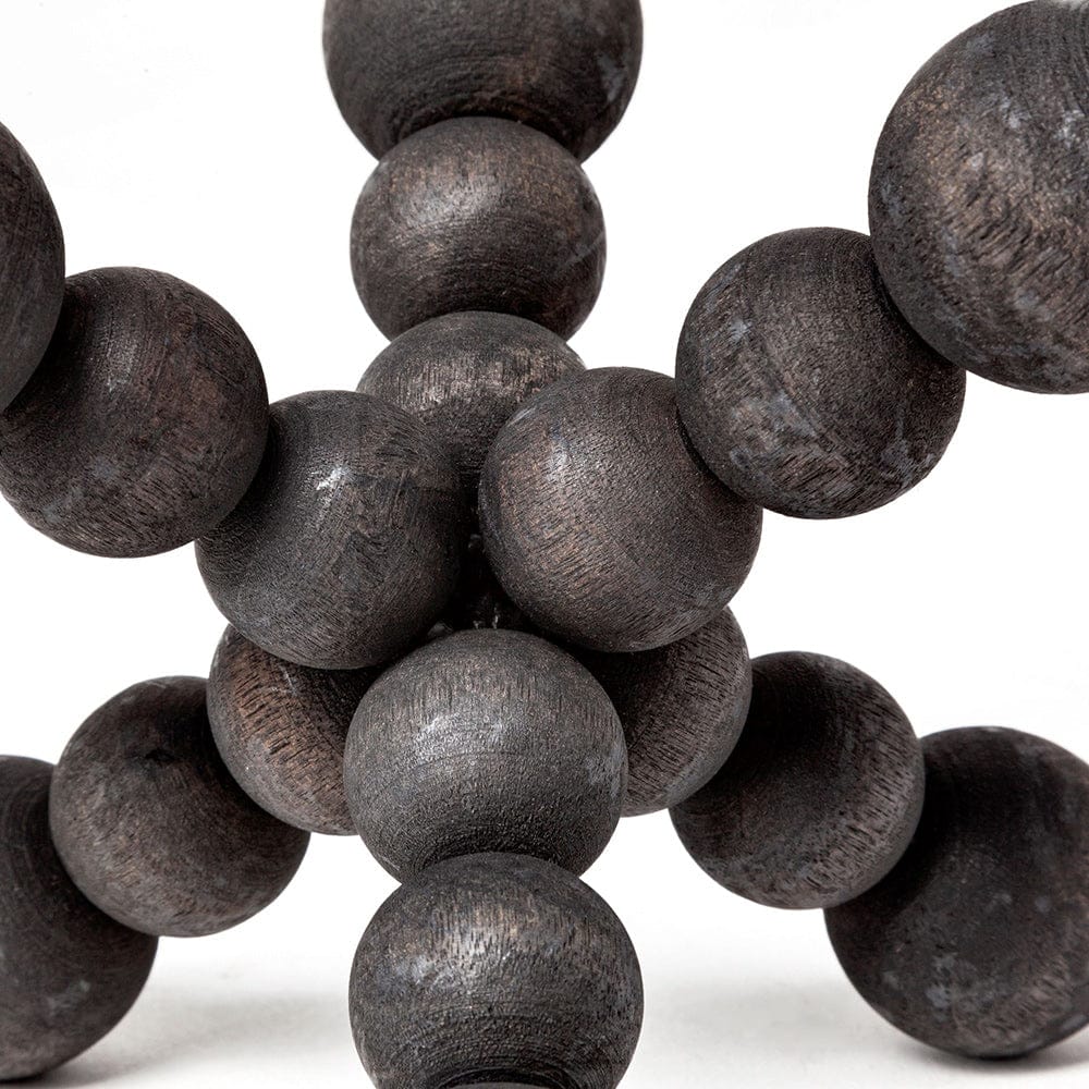 Mercana - Carollan I Small 7L x 7W Black Geometric Wood Ball Jack - 68670 view 5