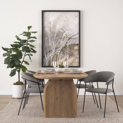 Mercana - Carolyn Dining Chair w/ Gray Fabric & Matte Black Metal (Set of 2) - 70465 view 11