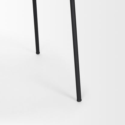 Mercana - Carolyn Dining Chair w/ Oatmeal Fabric & Matte Black Metal (Set of 2) - 70247 view 9