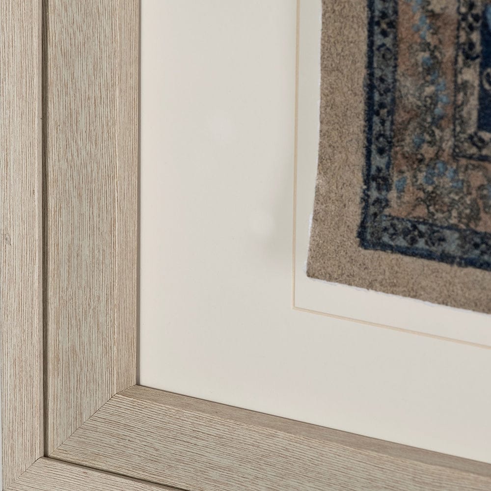 Mercana - Carpet by Mercana Studio a Hand Embelished Textured Framed Art Print Matted under Glass - 13560 view 5