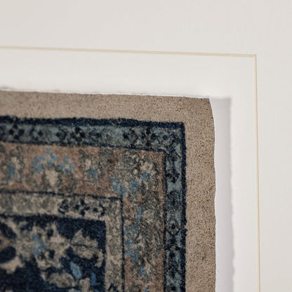 Mercana - Carpet by Mercana Studio a Hand Embelished Textured Framed Art Print Matted under Glass - 13560 view 6