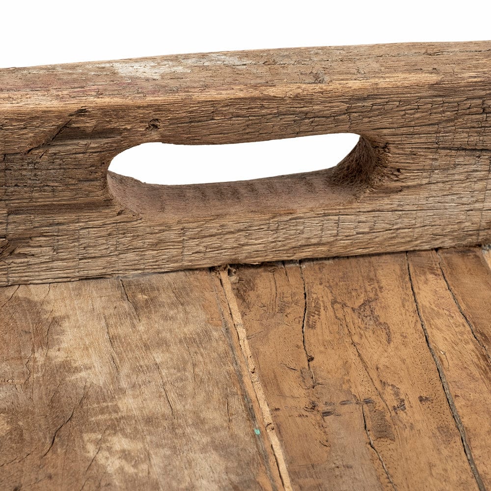Mercana - Carson Small 24L x 24W Brown Reclaimed Wood Tray - 68861 view 5