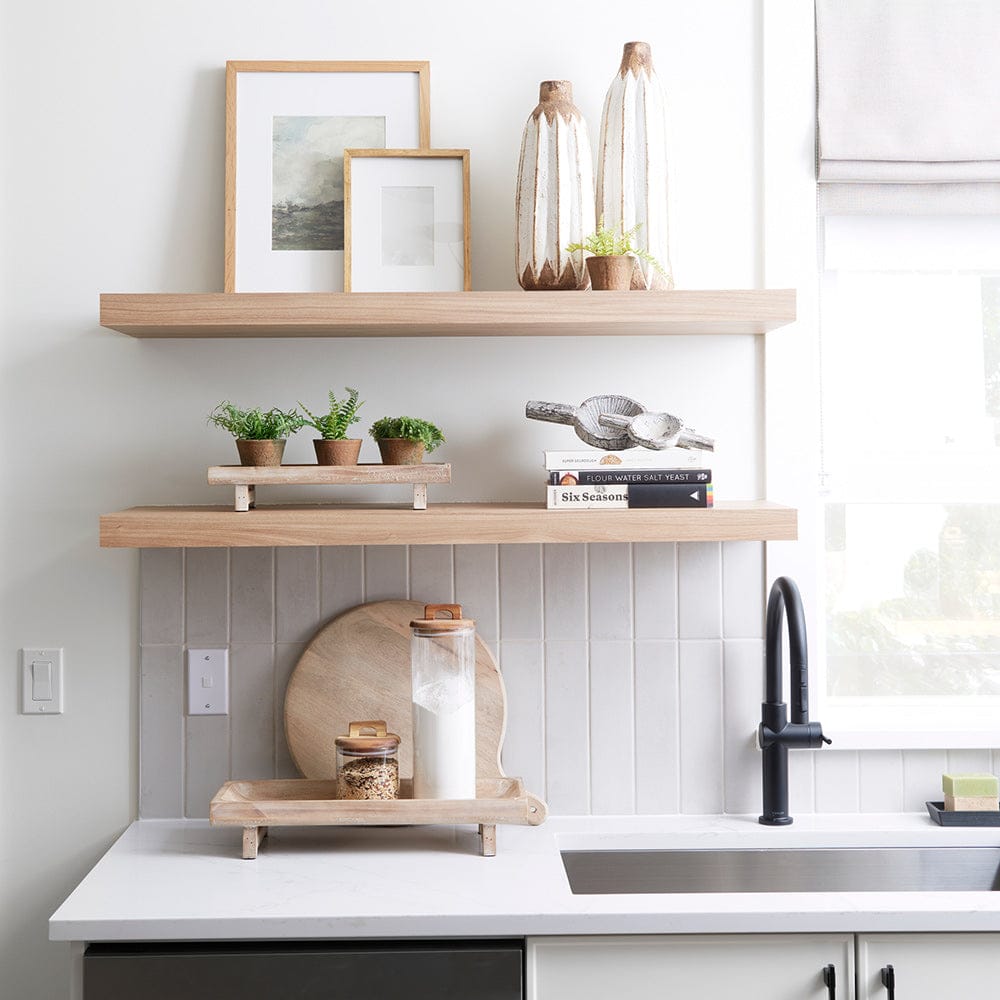 Mercana - Carver Rectangular White Washed Wood Trays (Set of 2) - 70067 view 10