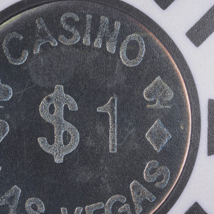 Mercana - Casino 1 Dollar Vegas Poker Chip By Zap Studio Framed Art Photograph Print under Glass - 15719 view 7